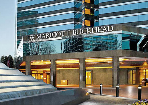 Im JW Marriott 4-Sterne-Hotel in Atlanta / Georgia wurden undichte 
Schächte abgedichtet, Geruchsbelästigungen im Gebäude beseitigt und die 
einwandfreie Funktion der Abluftanlage wiederhergestellt.

