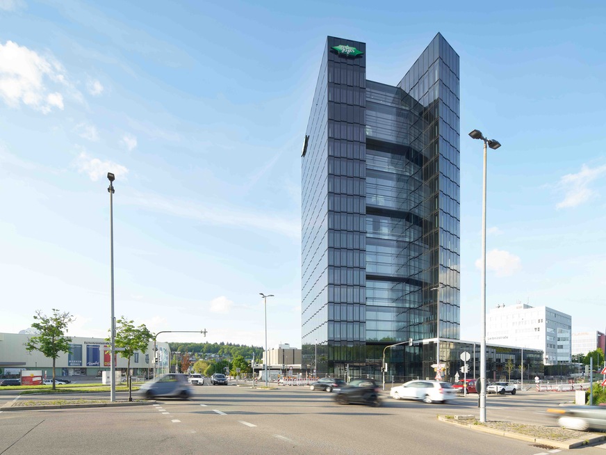 Mit 75 Metern ist der Bitzer Neubau das höchste Gebäude der Region