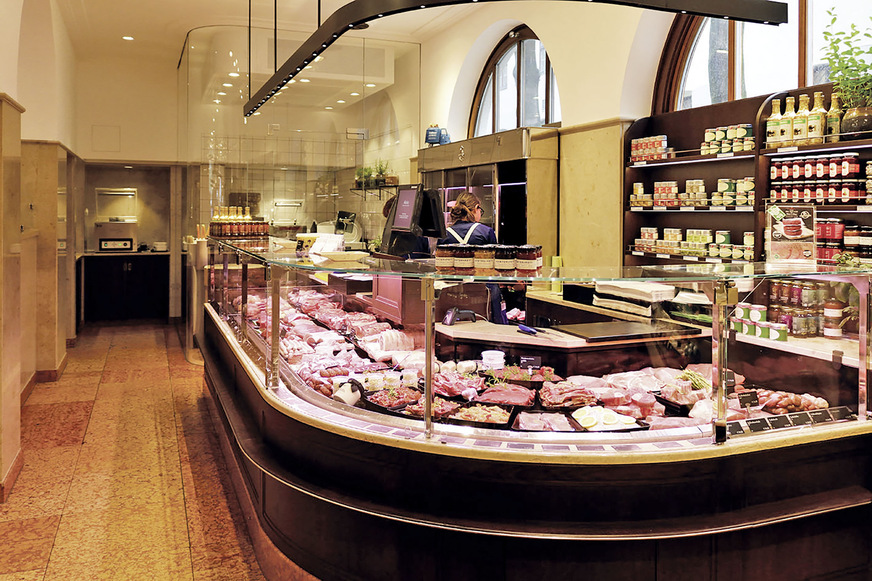 Ladenmetzgerei mit „verstecktem“ Verdampfer