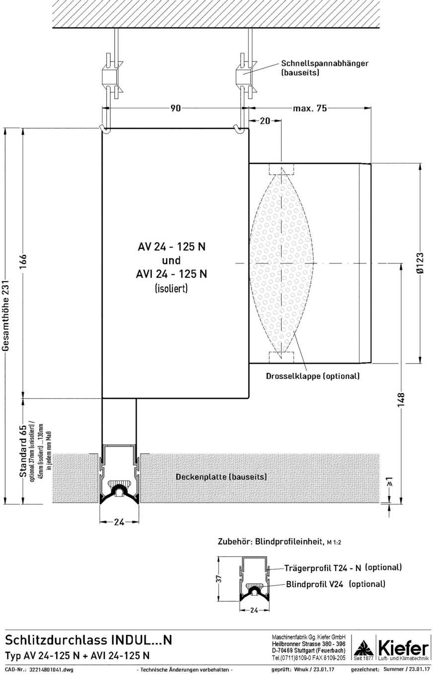 Schlitzdurchlass AVI 24-125 N