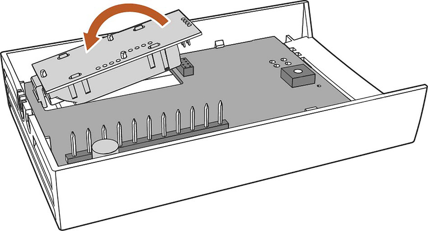 Austausch eines GM10-CO2-Moduls in einem Vaisala-Messwertgeber der GMW80-Serie.
