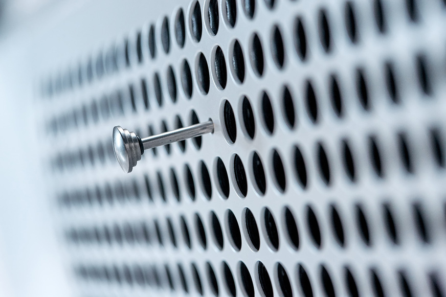 Im Wartungsfall ist das Geräteinnere schnell zugänglich.