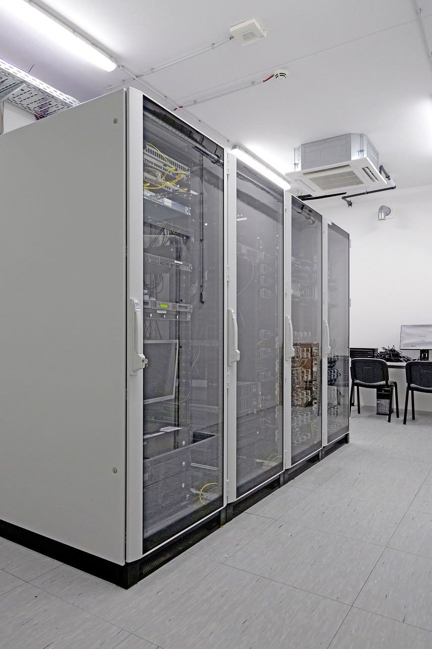 Das PACi-Monosplit-System sorgt für eine zuverlässige Kühlung der Serverräume.