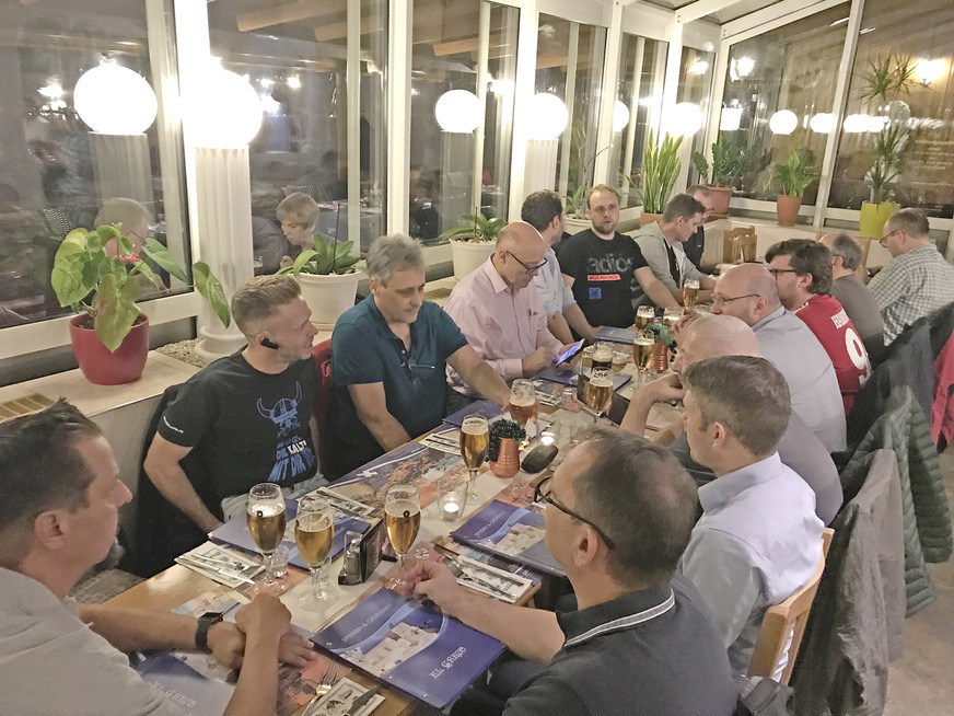 Das Referentenessen am Vorabend