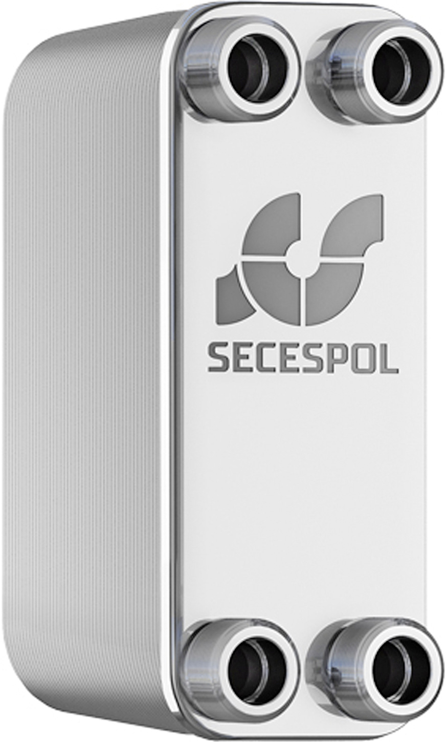 Der Luna Platten-Wärmeübertrager ist komplett aus Edelstahl gefertigt und eignet sich auch für den Einsatz im Bereich Ammoniak-Kälte.