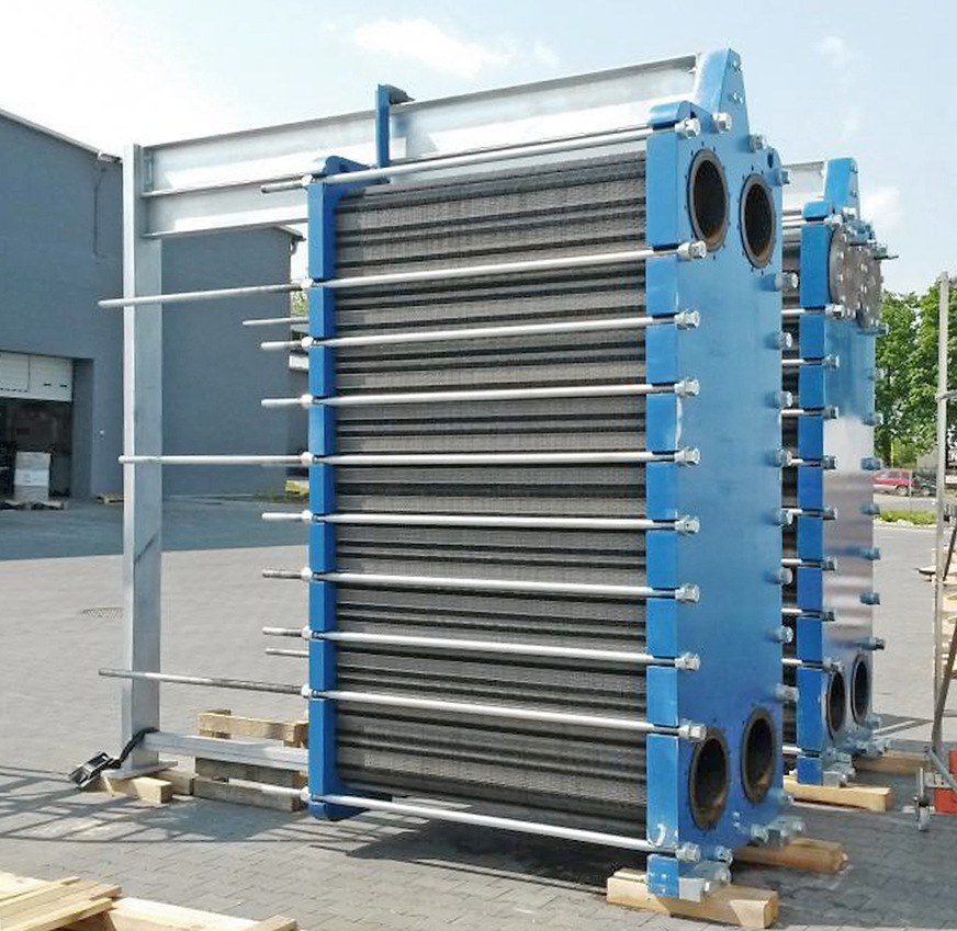 Geschraubte Platten-Wärmeübertrager können u. a. in Heiz- und Kühlsystemen eingesetzt werden.