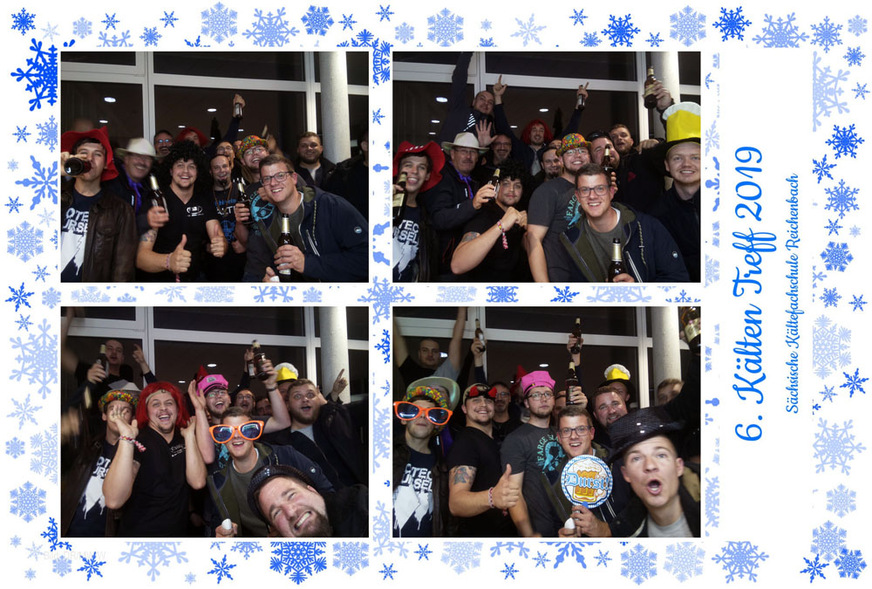 Die Foto-Box, die der Wolle Schäfer immer mitbringt, ist mittlerweile ein Klassiker beim Kälten-Treff