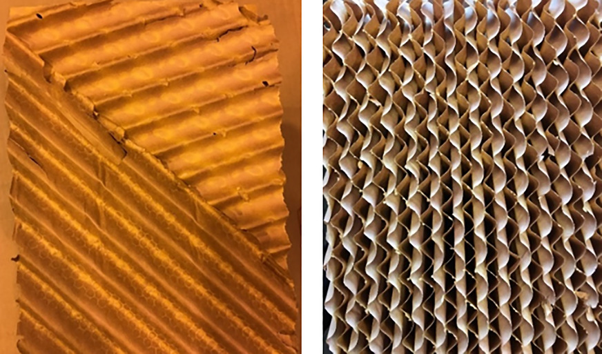 Abb. 6: 15/45 Grad Geometrie mit entgegengesetztem Wellenwinkel