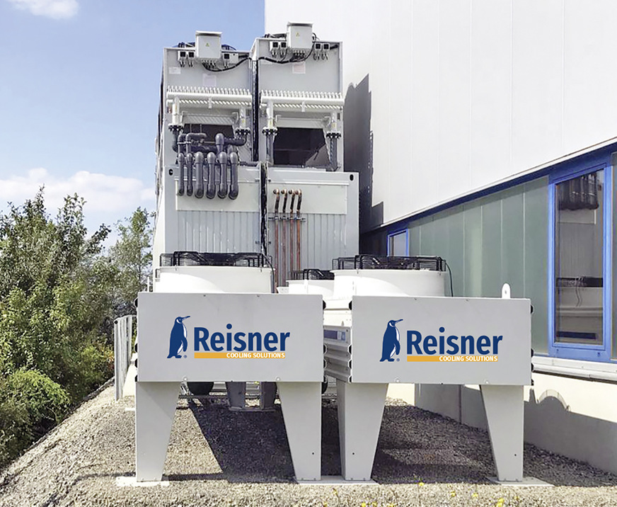 Die Kälte-Containerlösung mit den darum gruppierten Lüftereinheiten erschließt wertvollen Raum, der sonst nicht nutzbar wäre.