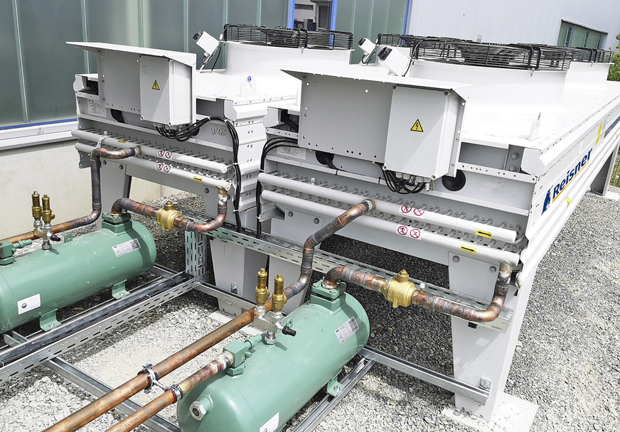 Dank EC-Ventilatoren sind die Kondensatoren besonders leise und effizient.