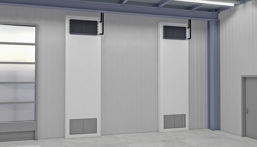 Schwerkraftkühlsysteme wie VertiCool nutzen den sogenannten umgekehrten Kamineffekt und schaffen so eine behag­liche Arbeitsatmosphäre.