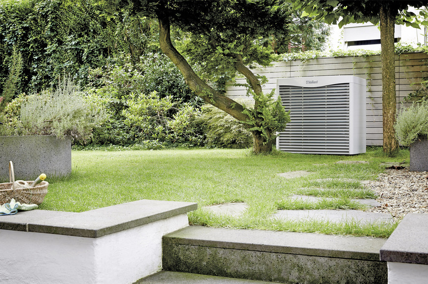 Im Neubau wird mittlerweile mehrheitlich eine Wärmepumpe zur Wärmeerzeugung eingesetzt.