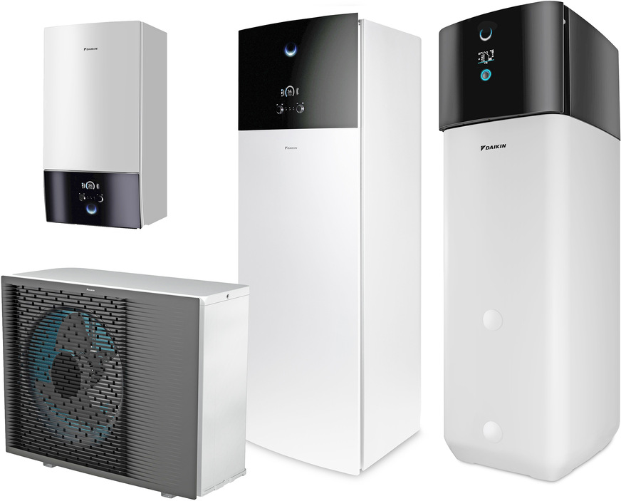 Die Wärmepumpe Altherma 3 H HT schafft mit verschiedenen Innengeräten und Leistungsklassen eine hohe Flexibilität. Wegen der Monoblock-Bauweise ist die Installation auch für Monteure ohne Kälteschein möglich.