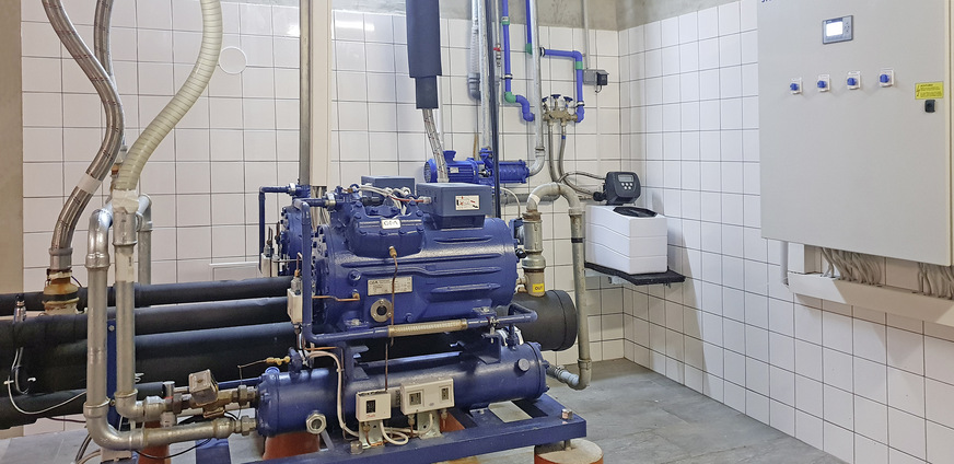 Die Sektkellerei Inführ hat die Kältezentrale renoviert und zum Ausfällen von Weinstein eine neue Anlage mit 30 kW Leistung installieren lassen.