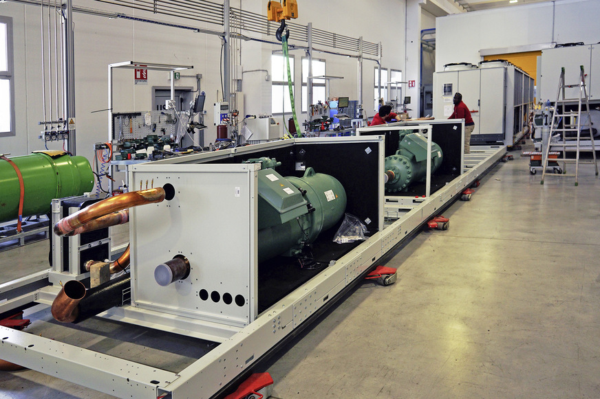 Blick in die Produktion.