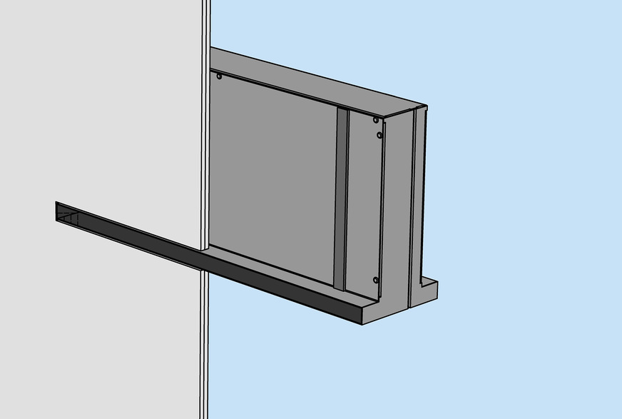 Das Luft-Überströmelement Typ TG eignet sich für den Einbau in doppelt beplankte Ständerwände zum flächenbündigen Einbau. Zur Anpassung an andere Wandstärken gibt es optional eine aufsteckbare Halsverlängerung.