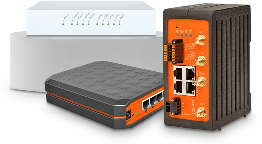 Connect-Boxen für die Secure Connect-Lösung.