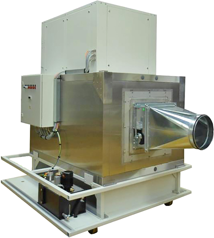 Kühltunnel mit Kondensat-Pumpe