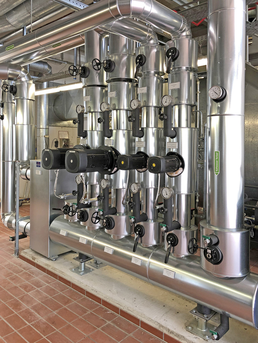 Verteiler für Kaltwasser...