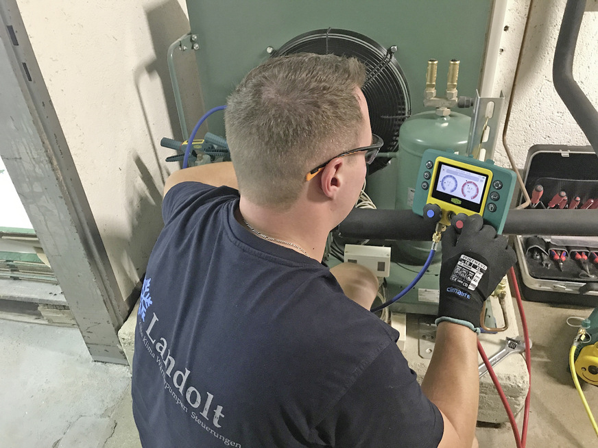 Landolt bei der Arbeit