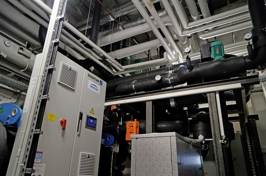 Die „U-Boot“ Kältezentrale im Werk 1