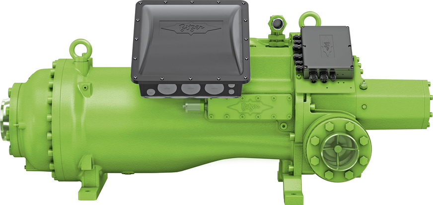 HS.95 Schraubenverdichter sind für den Betrieb mit Niedrig-GWP- Kältemitteln ausgelegt.