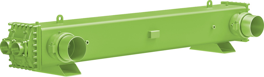 Kompakt und einfach im Rahmen eines Flüssigkeitskühlsatzes unterzubringen: SQD Verdampfer