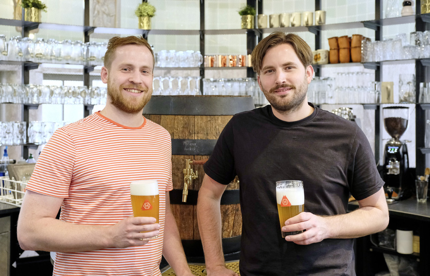 Ralph Weiß (links) und Fabian Faßmann haben sich mit dem Humbser und Freunde einen Traum erfüllt.