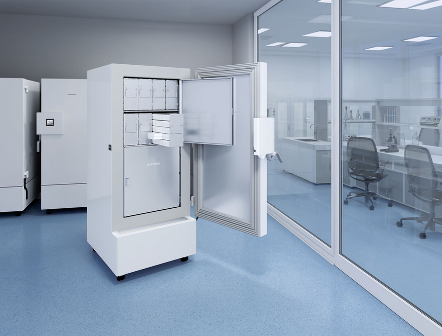 Ultratiefkühlschränke erlauben die Kühlung im Temperaturbereich von −40 bis −86 °C.