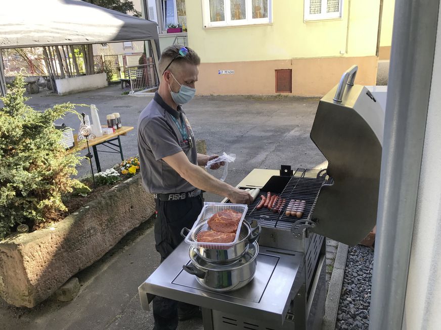 Wolle am Grill