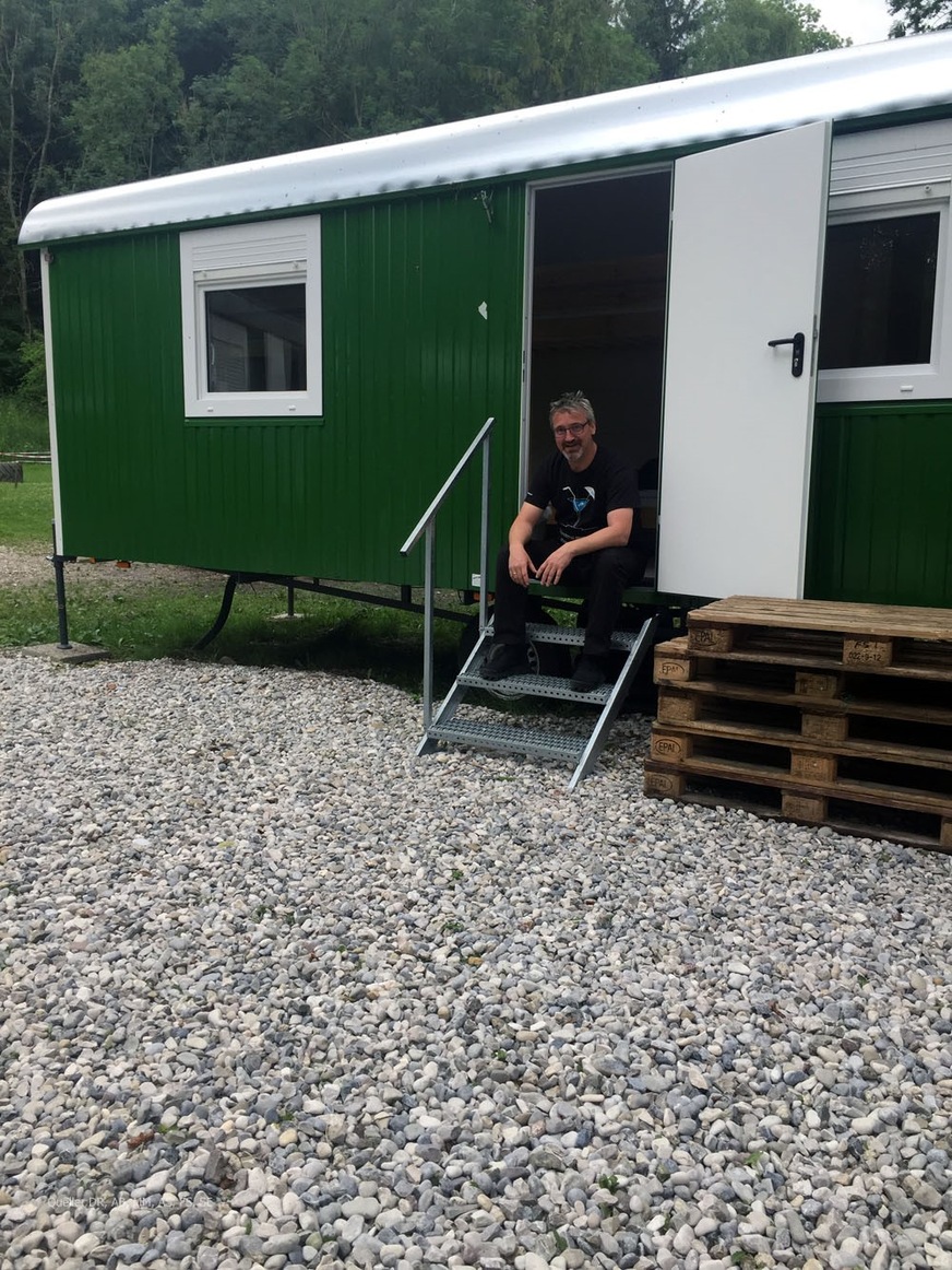 Durch die Wagenburg am Starnberger See kam der erste Gedanke an einen Anhänger.