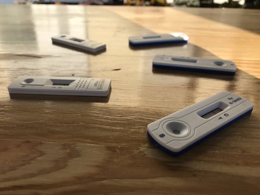 Jeden Tag haben wir als erstes einen Selbsttest gemacht.