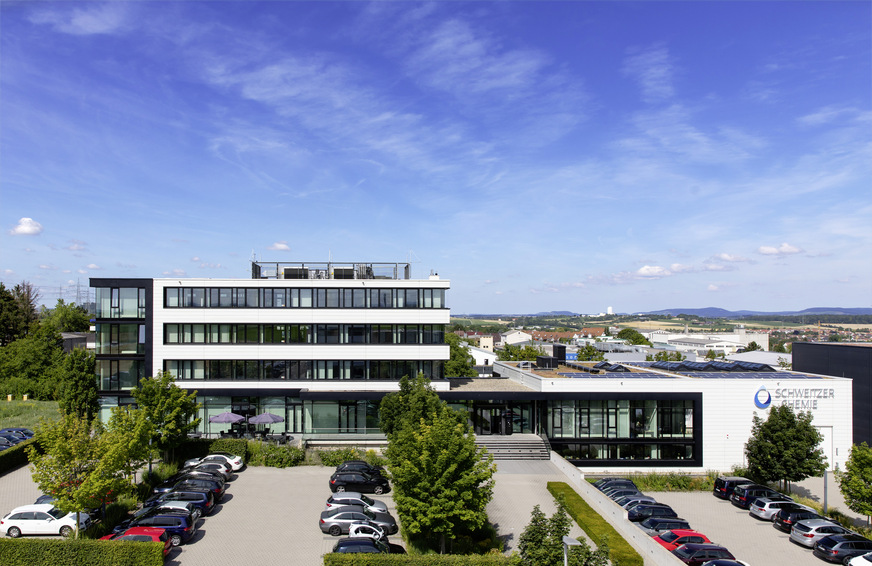 Firmensitz der Schweitzer-Chemie GmbH ist Freiberg am Neckar.