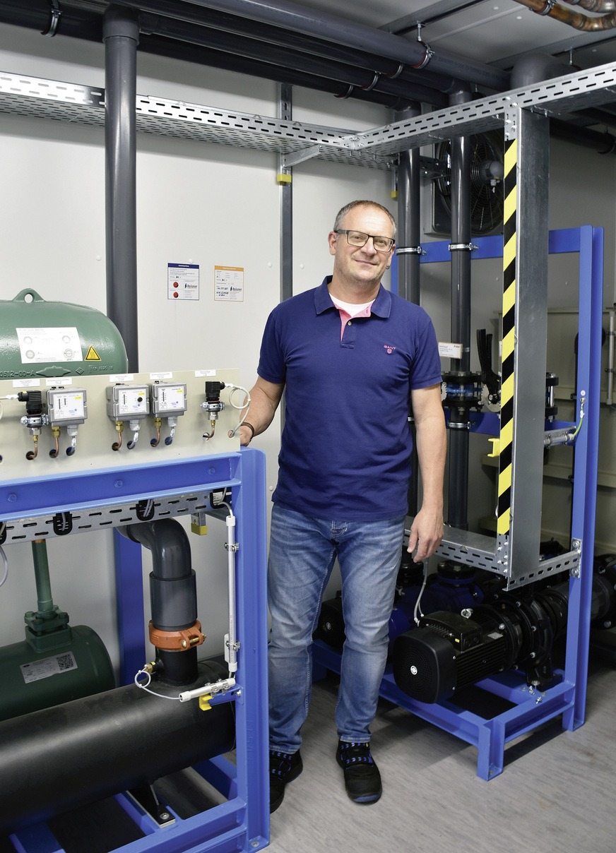 Torsten Simmert, Bereichsleiter bei der Lang+Menke GmbH, kennt das Unternehmen seit mehr als 30 Jahren und weiß, dass sein Team sich auf die Reisner-Kältetechnik verlassen kann.