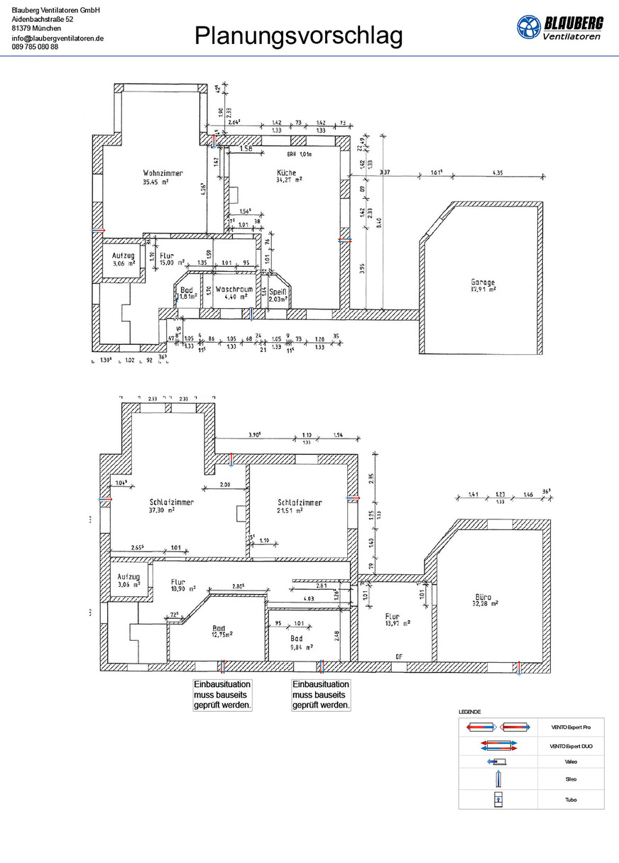 Blauberg Ventilatoren stellt für Hausbesitzer, Planer und Handwerker ein&nbsp;umfassendes Informationsportal bereit, wo auch Planungsvorschläge angefordert werden können.