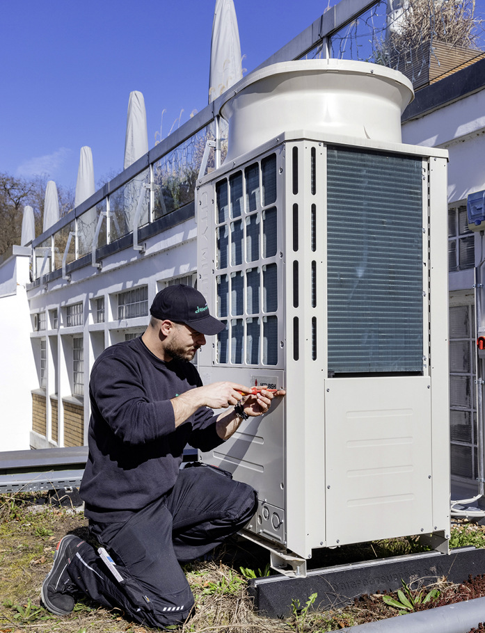 Durch die vielseitige Einsetzbarkeit, die einfache Installation sowie ihre hohen Jahresarbeitszahlen eignen sich VRF-Anlagen optimal zur Installation im Gebäudebestand.