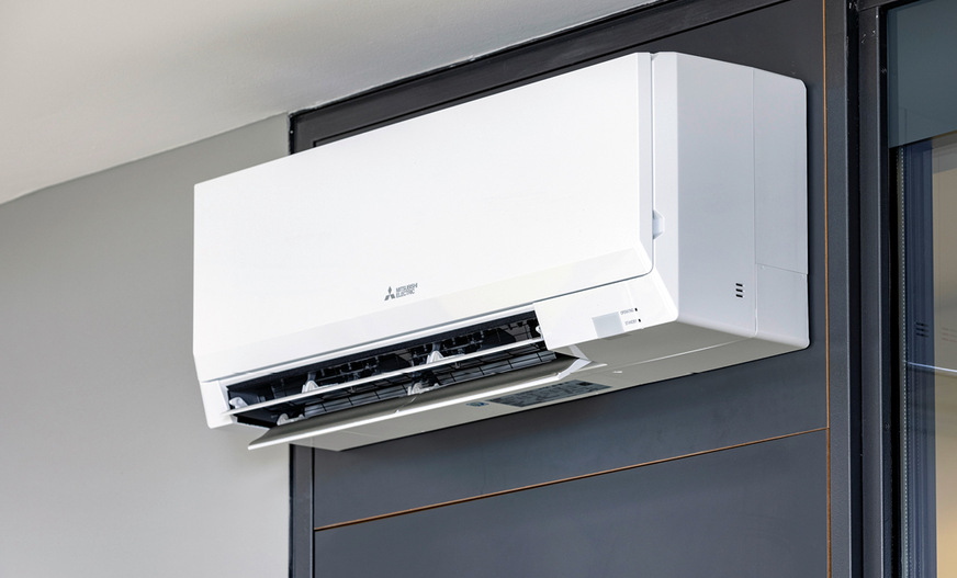 Zum Einsatz kommen Wandgeräte der PKFY-Modellreihe in der kleinsten Baugröße mit nur 773 mm Breite in zwei unterschiedlichen Leistungsgrößen.