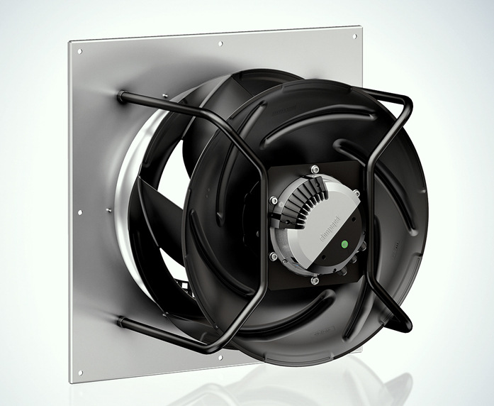 Der Radialventilator RadiCal von ebm-papst erzeugt die benötigte Luftleistung für die großflächige Filterung von urbanen Luftschadstoffen.