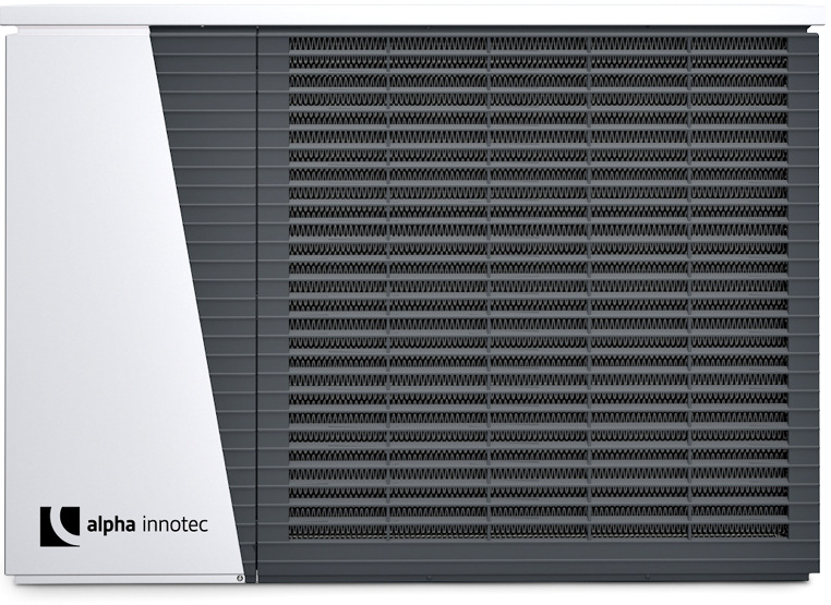 Die Luft / Wasser-Wärmepumpe alira LWDV von alpha innotec arbeitet besonders leise und mit natürlichem Kältemittel.