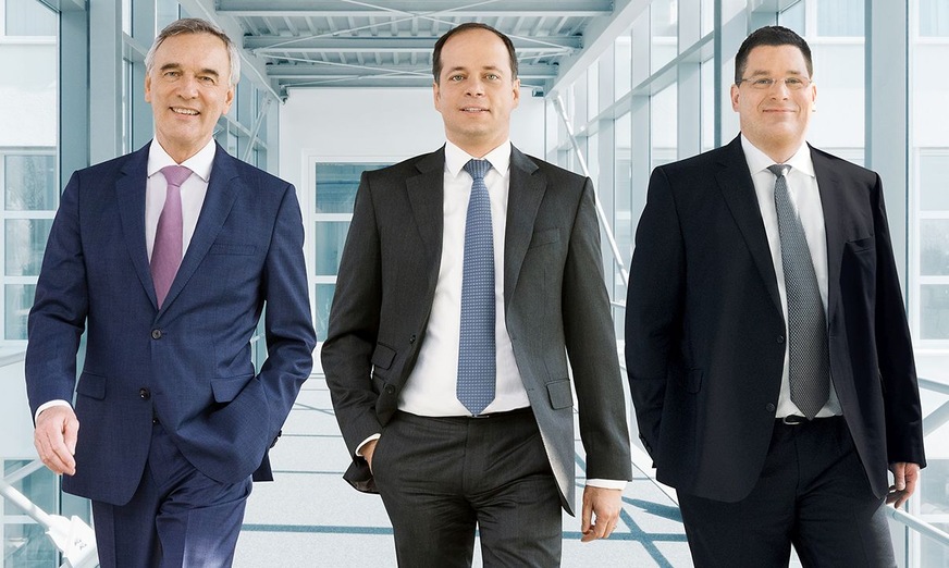 Peter Frankenbach, Philipp Eckelmann und Marco Münchhof (v. li.) bilden nun den Vorstand der Eckelmann AG.