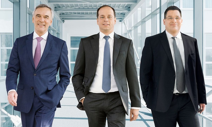 Peter Frankenbach, Philipp Eckelmann und Marco Münchhof (v. li.) bilden nun den Vorstand der Eckelmann AG.
