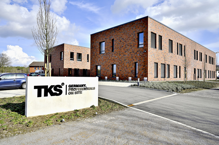 Das neue Bürogebäude der TKS GmbH in Borken wurde im Sommer 2019 fertiggestellt.