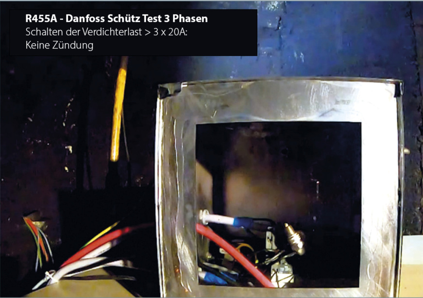 Zündversuch in unabhängigem Labor