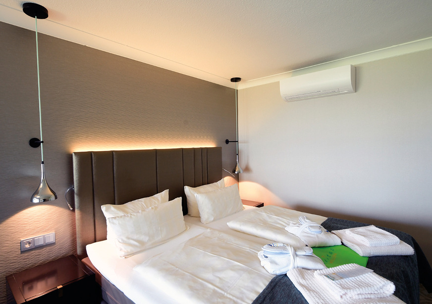 Die Gäste profitieren fortan bei ihrem Aufenthalt im Strandhotel von modernster Klimatechnik in den Gästezimmern.