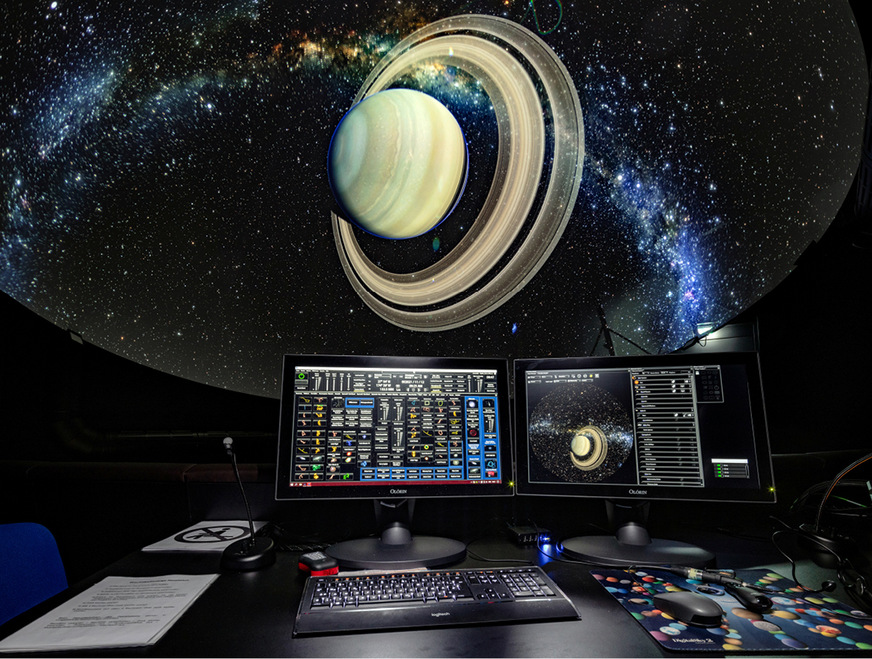 Das neue Planetarium ist eines von nur drei 3D-Planetarien in ganz Deutschland.
