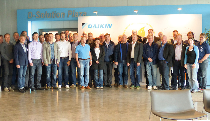 Die Lehrer vom BIV-Lehrertreffen bei Daikin in Oostende 2014