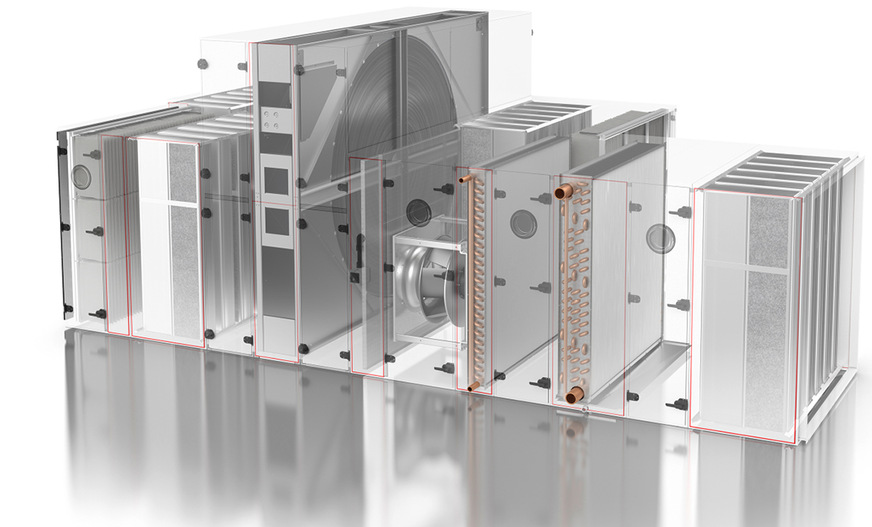 Ein modernes RLT-Gerät erfüllt neben der Nutzung von regenerativer Energie parallel eine Vielzahl von Funktionen. Alle Parameter müssen mit niedriger Latenz über intelligente Regelstrategien und bedarfsgerecht aufeinander abgestimmt sowie energieeffizient geregelt werden.