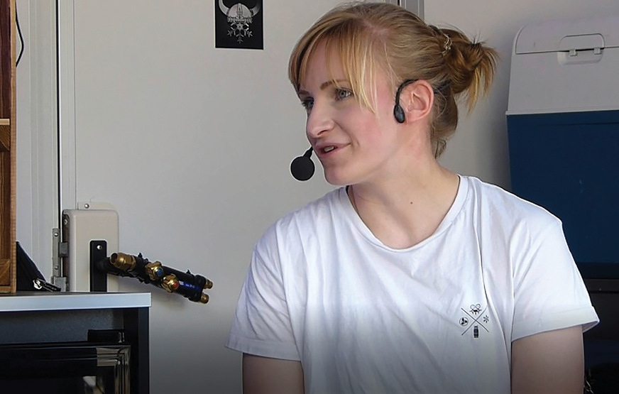 Milena Kuhrts erzählt von ihren Erfahrungen im Berufsalltag.