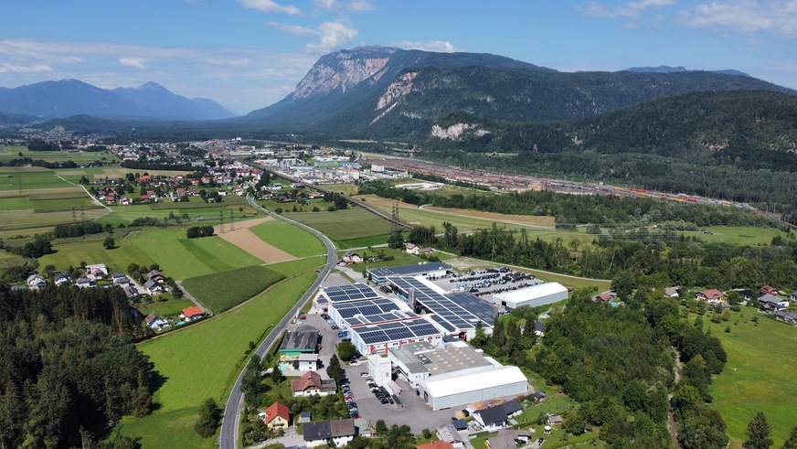 Der Hauptsitz von Austroflex in Villach, Kärnten.