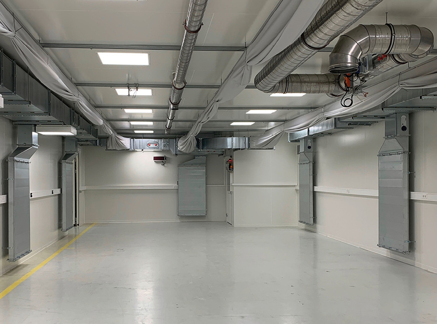 Diesen 155 m2 großen Trockenraum installierte Weiss Technik für das norwegische Forschungsinstitut SINTEF. Der Taupunkt beträgt darin konstant -42,5 °C.